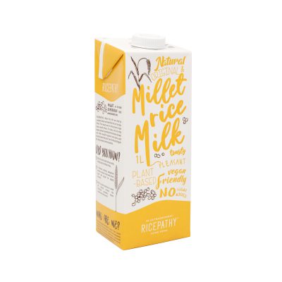 【短期貨優惠】RICEPATHY <br>!!暫時停產｜最後一批!! <br>有機小米米奶 <br>1公升 (1盒/2盒/6盒)