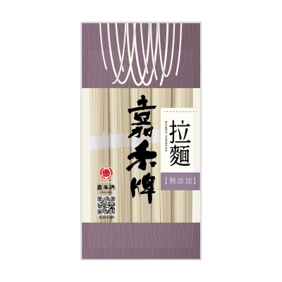 嘉禾牌 <br>頂級無添加麵條系列<br>拉麵 500g（台灣製）